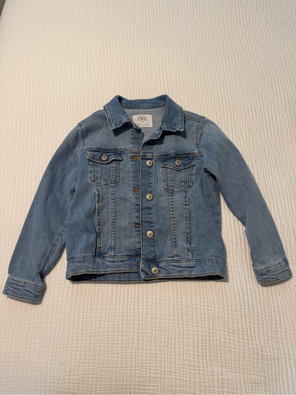 ZARA Kids Light Blue Denim Jacket